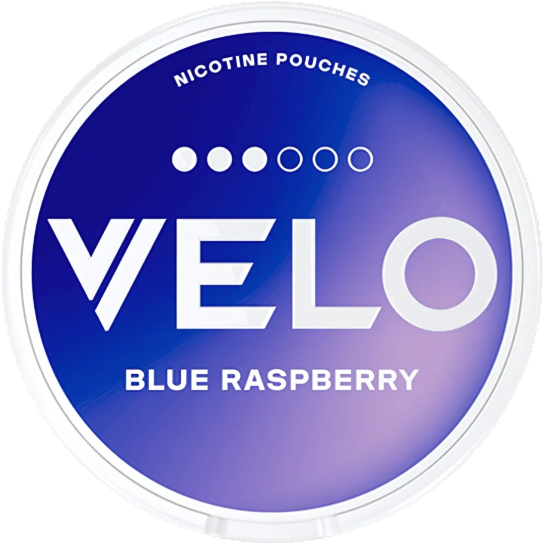 Velo Nicotine Pouches Blue Raspberry 8MG - 5 Pack -