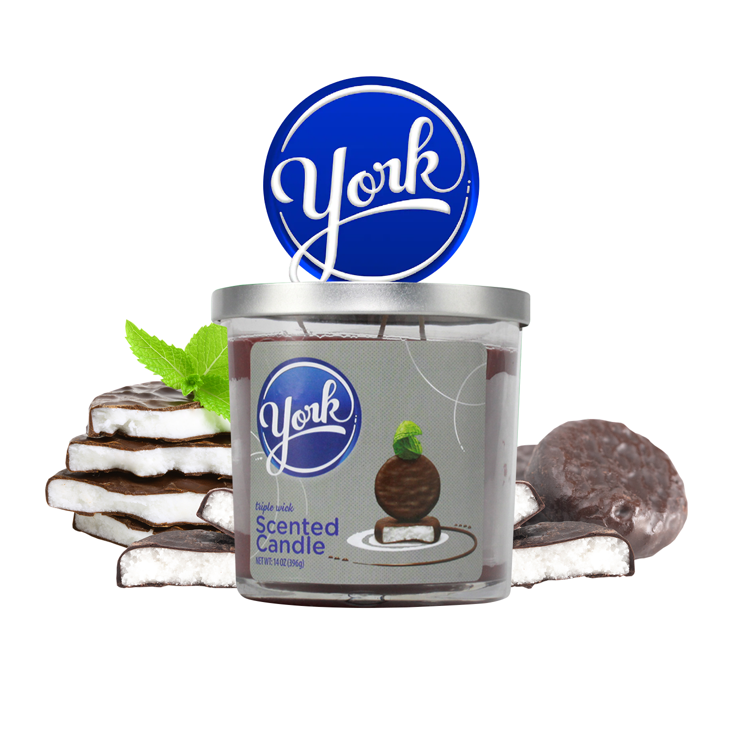 York Peppermint Patty Scented Candle -