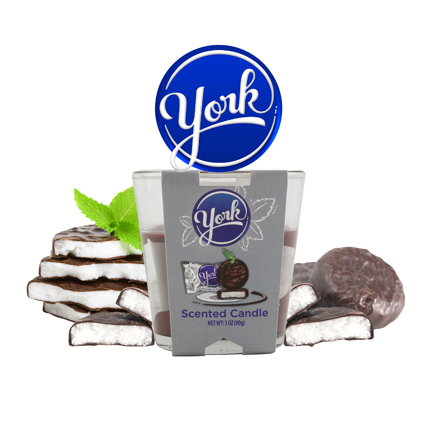 York Peppermint Patty Scented Candle - 3oz