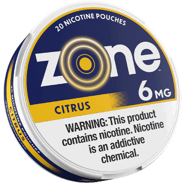 Zone Nicotine Pouches Citrus - 5 Pack -