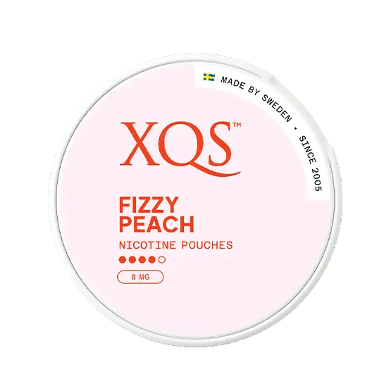 XQS Nicotine Pouches Fizzy Peach - 8MG -