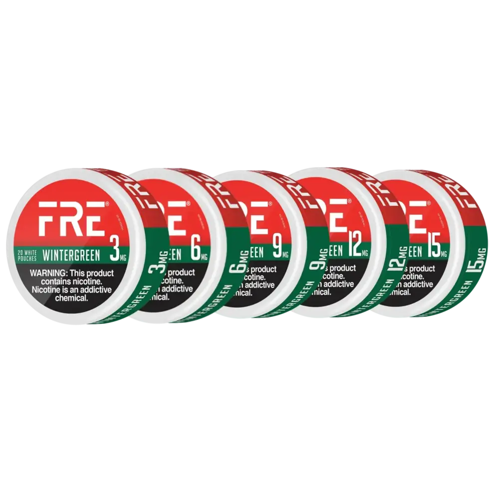 Fre Nicotine Pouches Wintergreen - 5 Pack -