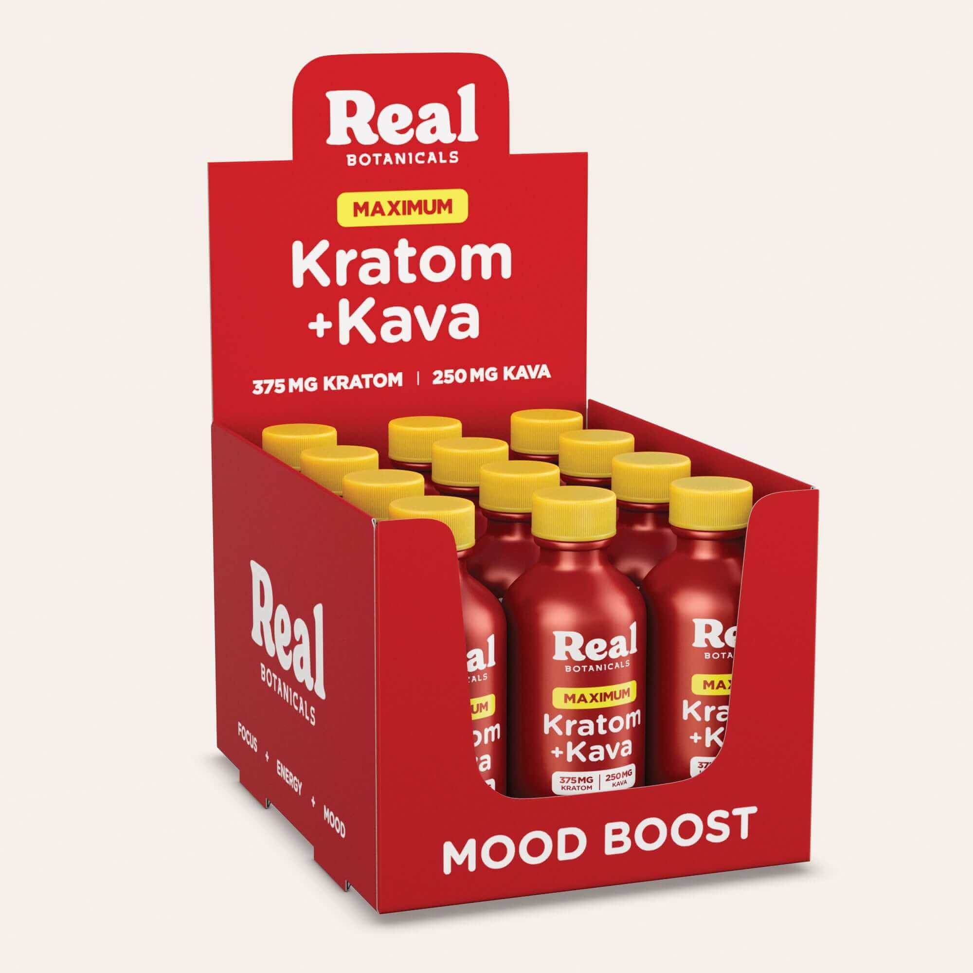 Real Botanicals - Maximum Mood Boost Shot - 12 Pack