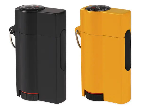 Vertigo Adventurer Single Torch Lighter w/ Compass -