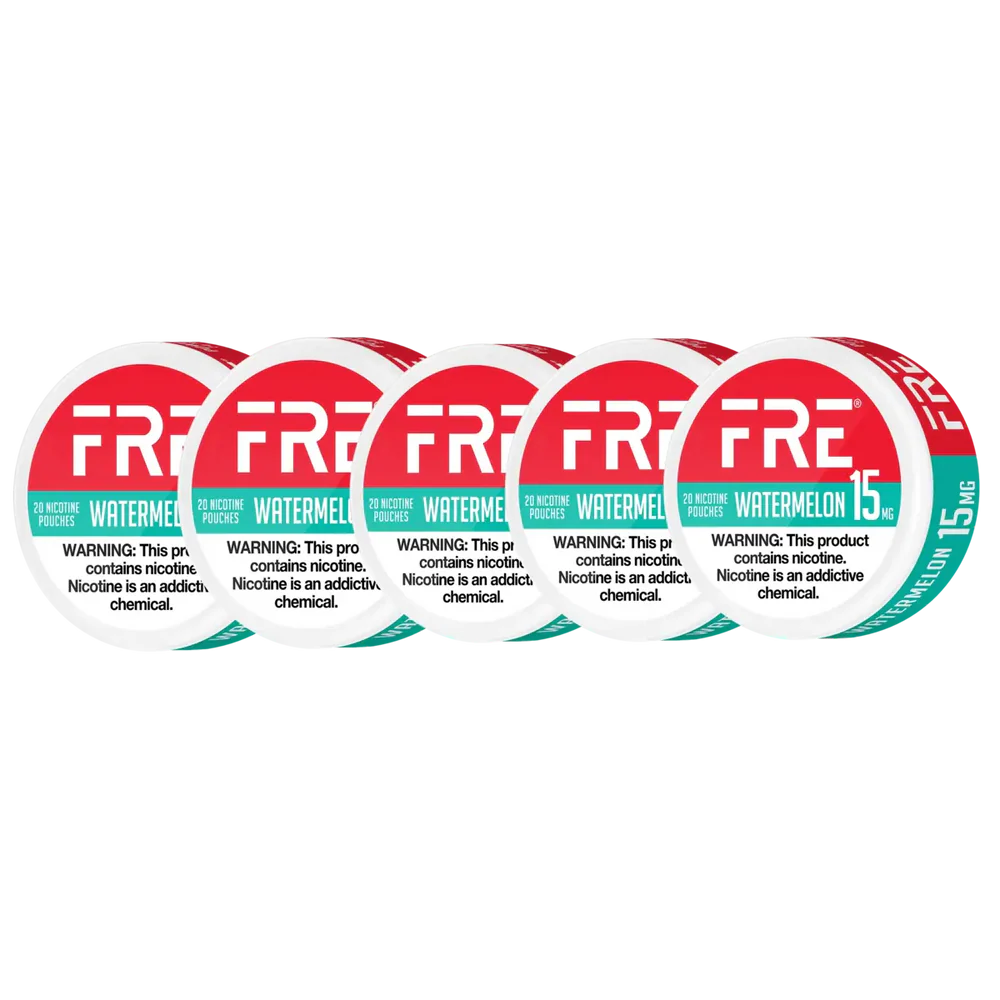 Fre Nicotine Pouches Watermelon - 5 Pack -